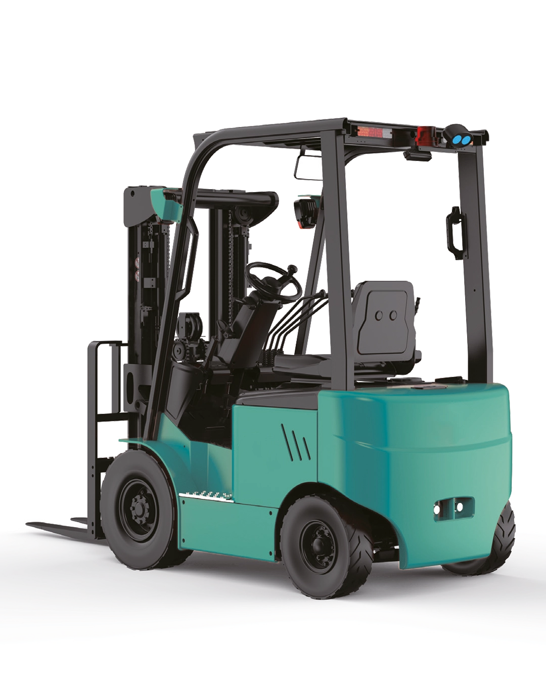EFL181 1,8 ton elektrikli forklift; 3 m kaldırma yüksekliği ve 48V/150Ah akü sistemiyle depo içi operasyonlarda yüksek manevra kabiliyeti ve enerji verimliliği sunar. RG Forklift güvencesiyle.