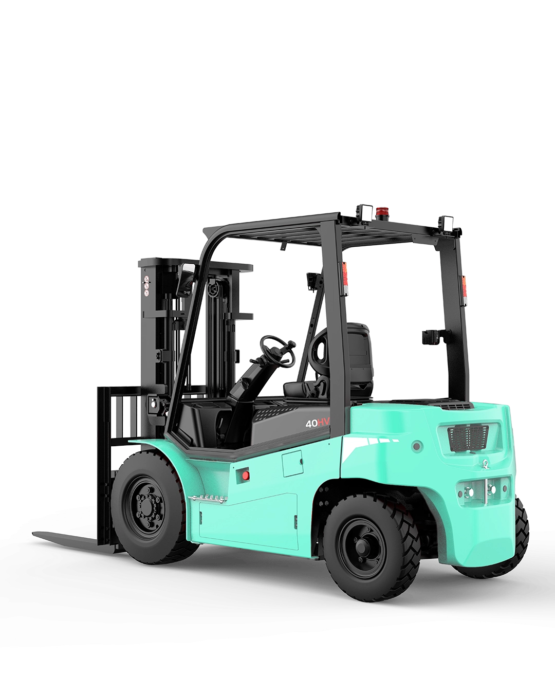 EFL403-HV 4 ton Li-ion elektrikli forklift; ağır yük operasyonlarında yüksek güç, düşük enerji tüketimi ve dış saha uyumlu dayanıklı şasi yapısıyla RG Forklift güvencesi sunar.