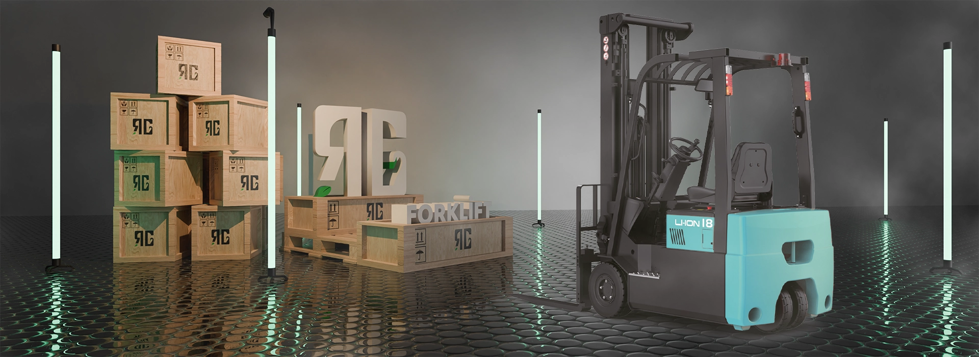 CPD20TVL 2 ton 3 metre Li-ion elektrikli forklift – 80V/205Ah akü, dar koridor uyumlu kompakt şasi ve RG Forklift satış, kiralama, servis desteği.